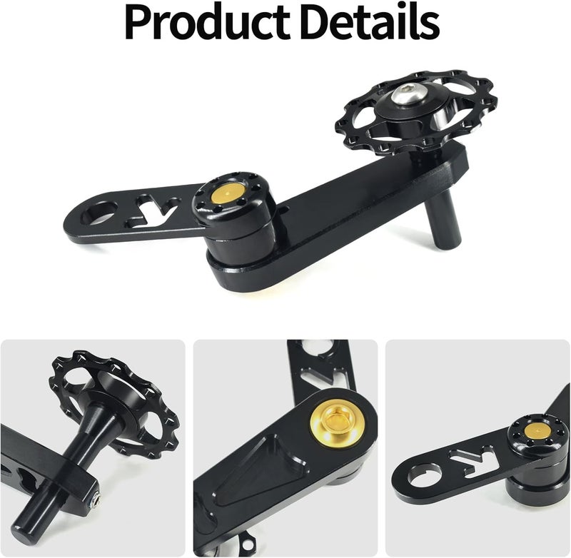 ZLiT Bike Single Speed Chain Tensioner,Aluminum Alloy Bike Chain Tensioner for Bicycle Chain Tensioner Tool - Image 5